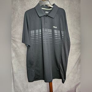 Men's FILA Athletic Polo Shirt Large